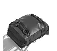VEVOR Bolsa Trasera para Asiento de Motocicleta de 30 L, con Funda Impermeable para Lluvia, con Correa para el Hombro, Portaequipajes Trasero Universal para Motocicleta, 45 x 30 x 20 cm, Negro