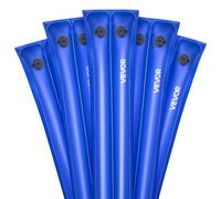 VEVOR Bolsas de Agua para Cubiertas de Piscina, 5 Piezas, 300 x 30 cm Bolsa de Tubos de Peso de Doble Cámara PVC con Tapón de Rosca Hermético para Cubierta de Piscina Enterrada de Invierno, Azul