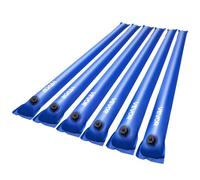VEVOR Bolsas de Agua para Cubiertas de Piscina, 6 Piezas, 121 x 22 cm Bolsa de Tubos de Peso de una Sola Cámara PVC con Tapón de Rosca Hermético para Cubierta de Piscina Enterrada de Invierno, Azul