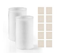 VEVOR Bolsas de Cerveza con 2 Bolsas de Nailon para Granos y 10 Bolsas de Algodón y Lino para Lúpulo, Fáciles de Limpiar, Reutilizables y de Malla Ultrafina, para Nuestra Cervecera Automática