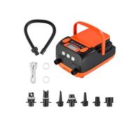 VEVOR Bomba de Aire 137,8 kPa para Tabla de Paddle Surf, Recargable a Batería, Inflado y Desinflado de Dos Etapas con Apagado Automático, para Botes Inflables, 249 x 175 x 133 mm, con Luz LED