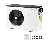 VEVOR Bomba de Calor Eléctrica para Piscina, 2,51-11,38 kW, Calentadores de Piscina de Frecuencia Variable Que Ahorran Energía para Piscinas Elevadas 25-50 m³, CA 220-240 V 50 Hz, 905 x 360 x 620 mm