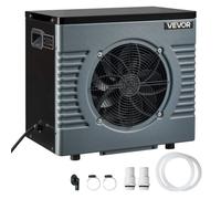 VEVOR Bomba de Calor para Piscina Elevada 4,16 kW 1 GPM 0,3-0,5 MPa, Calentador Eléctrico de Piscina de 8 a 15 m³, Bajo Nivel de Ruido, Temperatura de Calentamiento de 15 a 40 °C, para Natación