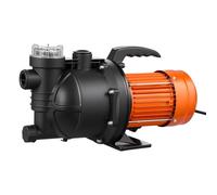 VEVOR Bomba de Chorro de PP para Pozos Poco Profundos 1300 W 230 V, Caudal Máximo de 4800 L/h, Altura de Succión de 8 m, Protección Térmica, Voltaje Estándar Europeo, para Riego de Jardines, Césped