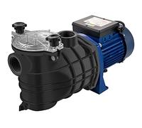 VEVOR Bomba de Piscina Filtración 18000L/h con Cesta de Filtro Extraíble, 1 HP Bomba de Plástico Metal 750W 3450TR/Min 50°C, para Piscinas Spas Fuentes Termales