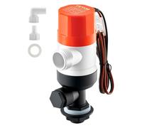 VEVOR Bomba de Pozo Vivo para Barco, 24 W 500 GPH Bomba de Aireación de Pozo Vivo Recta con Entrada Doble, Carcasa ABA y Cartucho de Motor Desmontable, Prueba Corrosión para Agua Dulce y Salada