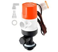 VEVOR Bomba de Pozo Vivo para Barco, 43 W 1100 GPH Bomba de Aireación de Pozo Vivo Recta con Entrada Doble, Carcasa ABA y Cartucho de Motor Desmontable, Prueba Corrosión para Agua Dulce y Salada