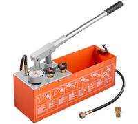VEVOR Bomba de Prueba de Presión Hidráulica 11,36 L, Manual, Doble Válvula