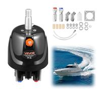 VEVOR Bomba de Timón de Dirección Hidráulica 150 HP, Presión Máxima de Trabajo 6,9 MPa/1000 PSI, Carcasa de Aleación de Aluminio, Válvula de Retención, Sello de Eje Reemplazable para Barcos de Pesca