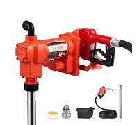 VEVOR Bomba de Transferencia de Combustible, 57 L/min, con Boquilla de Combustible y Manguera de Descarga con Apagado Automático, Kit de Alto Caudal para Mezclas de Gasolina, Diésel, Queroseno