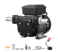 VEVOR Bomba de Transferencia de Combustible, 60 L/min, con Boquilla de Combustible Automática y 2 Mangueras, Elevación Máxima de 13,7 m, para Diésel, Queroseno y Biodiésel para Vehículos