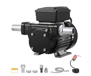 VEVOR Bomba de Transferencia de Combustible, 60 L/min, con Boquilla de Combustible Automática y 2 Mangueras, Elevación Máxima de 13,7 m, para Diésel, Queroseno y Biodiésel para Vehículos