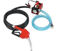 VEVOR Bomba de Transferencia de Combustible CC 12V Kit de Bomba Extractora Eléctrica Portátil para Transferencia de Diesel con Boquilla de Cierre Automático, Manguera de Entrega y Succión para Diesel