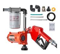 VEVOR Bomba de Transferencia de Combustible de 12 V CC 10 GPM, con Boquilla de Apagado Automático, Manguera de Descarga, Protección contra Sobrecalentamiento, para Gasolina, Diésel, Queroseno