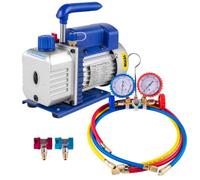 VEVOR Bomba de Vacío 1,8CFM 1/4HP 220V / 50-60Hz Bomba de Vacío para Aire Acondicionado Bomba de Vacío Coche con Velocidad de Rotación 1.440 rpm para Aire Acondicionado Doméstico Envasado al Vacío