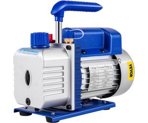 VEVOR Bomba de Vacío 3 CFM 1/4 HP 220 V / 60 Hz, Bomba de Vacío para Aire Acondicionado Bomba de Vacío Coche con Velocidad de Rotación 1.720 rpm para Mantenimiento de Automóviles Envasado al Vacío