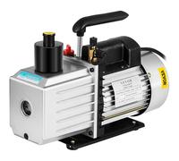 VEVOR Bomba de Vacío 8 CFM 1 HP Bomba de Vacío de Aire Acondicionado de Doble Etapa 220 V 0,3 PA Herramienta de Refrigerante HVAC de Vacío Definitiva para Aire Acondicionado Doméstico, Automóviles