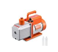 VEVOR Bomba de Vacío 9 CFM de Paletas Rotativas de Doble Etapa con Botella de Aceite para Sistemas HVAC, Bomba de Vacío para Mantenimiento de Aire Acondicionado Automotriz, Desgasificación de Resina