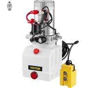 VEVOR Bomba Hidráulica 4L Bomba Hidráuli Eléctrica 2850R / MIN Bomba Hidráulica de Acción DC 12V Bomba Hidráulica con Tanque de Combustible 1.6-3KW Bomba Hidráulica de Acción Simple 1500 PS
