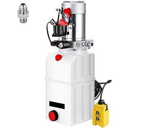 VEVOR Bomba Hidráulica 6L Bomba Hidráuli Eléctrica 2850R / MIN Bomba Hidráulica de Acción DC12V Bomba Hidráulica con Tanque de Combustible DC 12V Bomba Hidráulica de Acción Simple 1500 PS