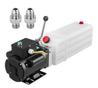 VEVOR Bomba Hidráulica 6L, Unidad de Energía Hidráulica 2750 PSI 2850 RPM, Paquete de Energía Hidráulica Portátil, para Remolque Elevador de Cuchara de Camión Volquete