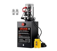 VEVOR Bomba Hidráulica DC 12 V 14 L Unidad Hidráulica de Doble Acción Flujo de Aceite 3,44 L/min Presión Máxima de Descarga 22 MPa para Volquete, Plataforma Elevadora, Remolque, Elevación y Descarga