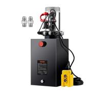 VEVOR Bomba Hidráulica DC 12 V 14 L Unidad Hidráulica de Doble Acción Flujo de Aceite 3,44 L/min Presión Máxima de Descarga 22 MPa para Volquete, Plataforma Elevadora, Remolque, Elevación y Descarga