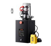 VEVOR Bomba Hidráulica DC 12 V 19 L Unidad Hidráulica de Acción Única Flujo de Aceite 3,44 L/min Presión Máxima de Descarga 22 MPa para Volquete, Plataforma Elevadora, Remolque, Elevación y Descarga