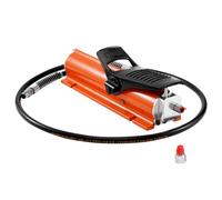 VEVOR Bomba Hidráulica Neumática de 10000 PSI con Depósito de 0,69 L, Salida de Aceite NPT de 16,66 mm, Entrada NPT de 13,7 mm, Carcasa de Metal, Bomba de Pedal Neumática para Equipo Aeroespacial