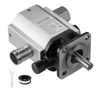 VEVOR Bomba hidráulica para divisor de troncos, 16 GPM 2 etapas 4000 PSI entrada de 1" salida NPT de 1/2" 3600 RPM bomba hidráulica de engranajes de aluminio para motor pequeño quitanieves