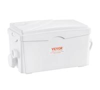 VEVOR Bomba maceradora de 350 W para inodoro macerador, bomba maceradora de flujo de 6000 l/h, taza de inodoro de cabeza de 7 m, tanque de inodoro con 3 entradas de agua para cocina, baño