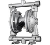 VEVOR Bomba Neumática de Doble Diafragma 11.4L/min(3GPM) Entrada y Salida de 12,7 mm