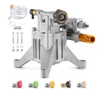 VEVOR Bomba para Hidrolavadora con Eje Vertical de 22,2mm 3300 PSI 3,0 GPM, Kit de Repuesto para Hidrolavadora con 5 Boquillas, Herrajes y Tubo de Sifón, Compatible con RYOBI, Honda, Briggs y Stratton
