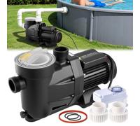 VEVOR Bomba para Piscina 1300 W Caudal Máximo de 28800 L/H Bomba de Filtración para Piscina de Una Sola Velocidad, CA 220-240 V, Altura de Elevación Máxima de 17 m, con Temporizador de 24 Horas
