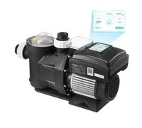 VEVOR Bomba para Piscina 2200 W de Velocidad Variable 1150 a 3600 rpm, Bomba de Filtración para Piscina, Caudal Máximo de 43.000 L/h, CA 220-240 V, Altura Máxima de Descarga de 18 m con Temporizador