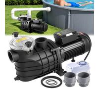 VEVOR Bomba para Piscina 3000 W Caudal Máximo de 35.000 L/H, Bomba de Filtro para Piscina de Una Sola Velocidad, CA 220-240 V, Altura de Elevación Máxima de 19 m, con Temporizador de 24 Horas