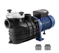 VEVOR Bomba para Piscina Sobre Suelo Bomba para Piscina de Velocidad Única 1900 W 120 GPM Velocidad 2850 RPM Bomba para Piscina con Cabezal Elevador 50 Pies con Cesta Filtrante para Piscinas Elevadas