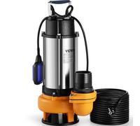 VEVOR 2200W Bomba Sumergible de Aguas Residuales 230V, 60000L/H
