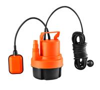 VEVOR Bomba Utilitaria Sumergible, 320 W, 6000 L/H de Alto Flujo, Cabezal de 7 m, Bomba Sumergible de Sumidero con Cable de Alimentación Largo para Drenar Agua de Piscina, Jardín, Estanque, Sótano