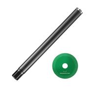 VEVOR Broca de diamante para ladrillos y bloques, taladro de núcleo de diamante húmedo/seco de 108 mm, taladro de núcleo de hormigón con taladro guía y hoja de sierra, 241,3 mm rosca hembra de 5/8"-11