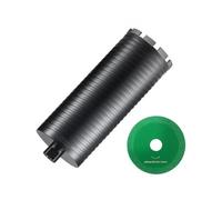 VEVOR Broca de diamante para ladrillos y bloques, taladro de núcleo de diamante húmedo/seco de 108 mm, taladro de núcleo de hormigón con taladro guía y hoja de sierra, 241,3 mm rosca hembra de 5/8"-11