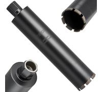 VEVOR Broca de Diamante para Perforación en Húmedo, Diámetro 89 mm, Profundidad 356 mm, Tecnología de Soldadura de Alta Precisión, para Hormigón Armado, Ladrillo y Mampostería, 412 x 89 x 89 mm