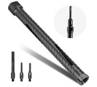 VEVOR Broca de Diamante para Perforación en Seco, φ 25 mm, 241 mm Profundidad, Rosca Interna M16, con 3 Adaptadores, Broca Piloto, Llave Hexagonal para Hormigón Armado, Ladrillo y Mampostería