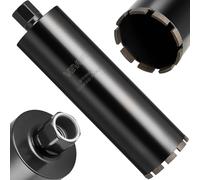 VEVOR Broca de Núcleo para Perforación en Húmedo, 114 mm Diámetro, 356 mm Profundidad, Tecnología de Soldadura de Alta Precisión, para Hormigón Armado, Ladrillo y Mampostería, 412 x 114 x 114 mm