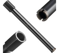 VEVOR Broca de Núcleo para Perforación en Húmedo, 38 mm Diámetro, 356 mm Profundidad, Tecnología de Soldadura de Alta Precisión, para Hormigón Armado, Ladrillo y Mampostería, 427 x 47 x 41 mm