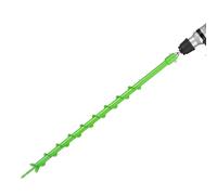 VEVOR Broca Helicoidal para Plantar Ø 80 x 790 mm Compatible con Taladros de 20 mm de Diámetro Interior, Herramienta para Plantar Bulbos, Accesorios para Perforar Postes y Cercas de Jardín, Verde