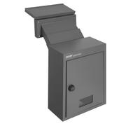 VEVOR Buzón de Pared Acero Buzón Empotrado con Bloqueo Código 32x15,8x43 cm Gris