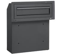 VEVOR - Buzón para dejar llaves a través de , buzón de acero resistente con cerradura de combinación de 12" de diámetro, buzón para dejar