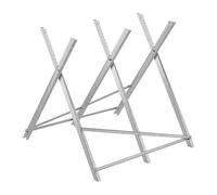 VEVOR Caballete de Sierra de Piernas Cruzadas, Carga de 149,7 kg, Caballete Plegable Metálico con Patas Resistentes, Marco de Acero y Estructura Dentada Alineada para Carpinteros y Contratistas