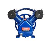 VEVOR Cabezal de Bomba de Compresor de Aire, 3 HP, 6,25 CFM a 90 PSI, Lubricado con Aceite de Cilindro Doble, Hierro Fundido Tipo V de Una Etapa con Presión Máxima de 116 PSI, 350 x 235 x 312 mm